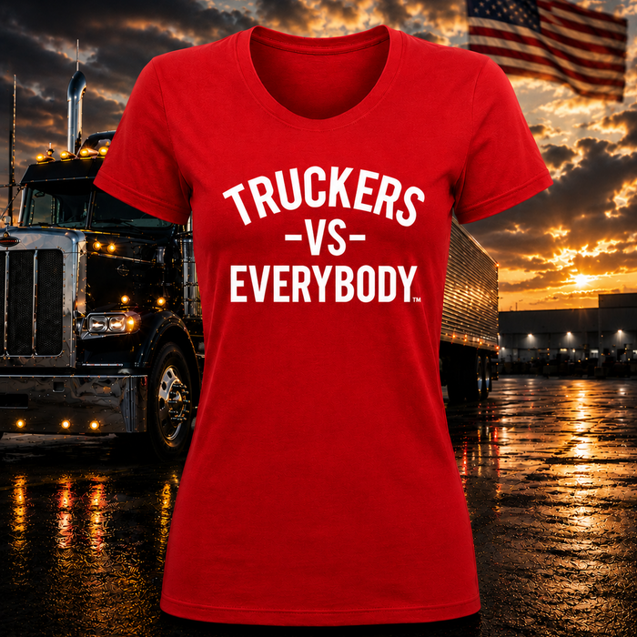 Women's Short Sleeve Tee's (Red)