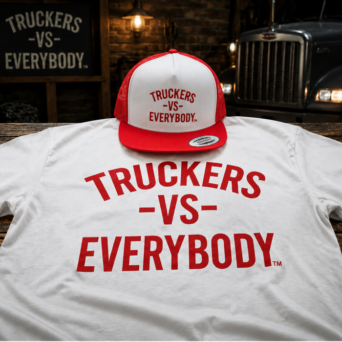 Truckers-Vs-Everybody™ Statement Tee (White)